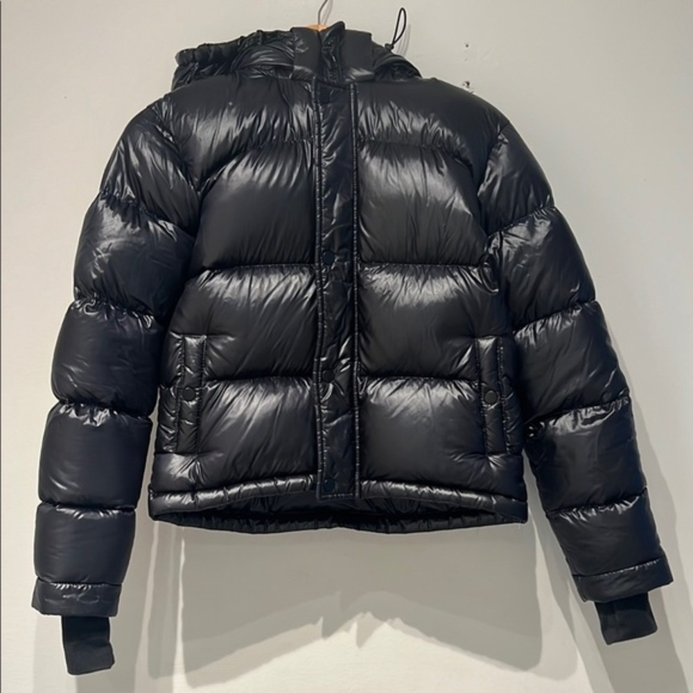 Black Puffer Jacket TNA